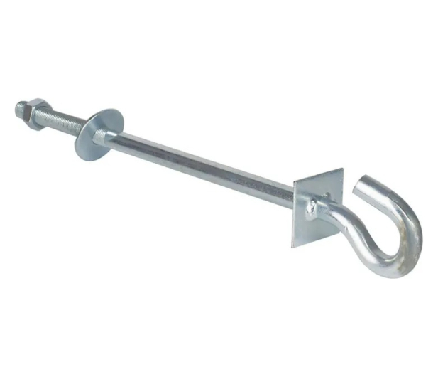 ExtraLink Śruba hakowa do wieszania uchwytów odciągowych 12/400mm - 1544096 - zdjęcie